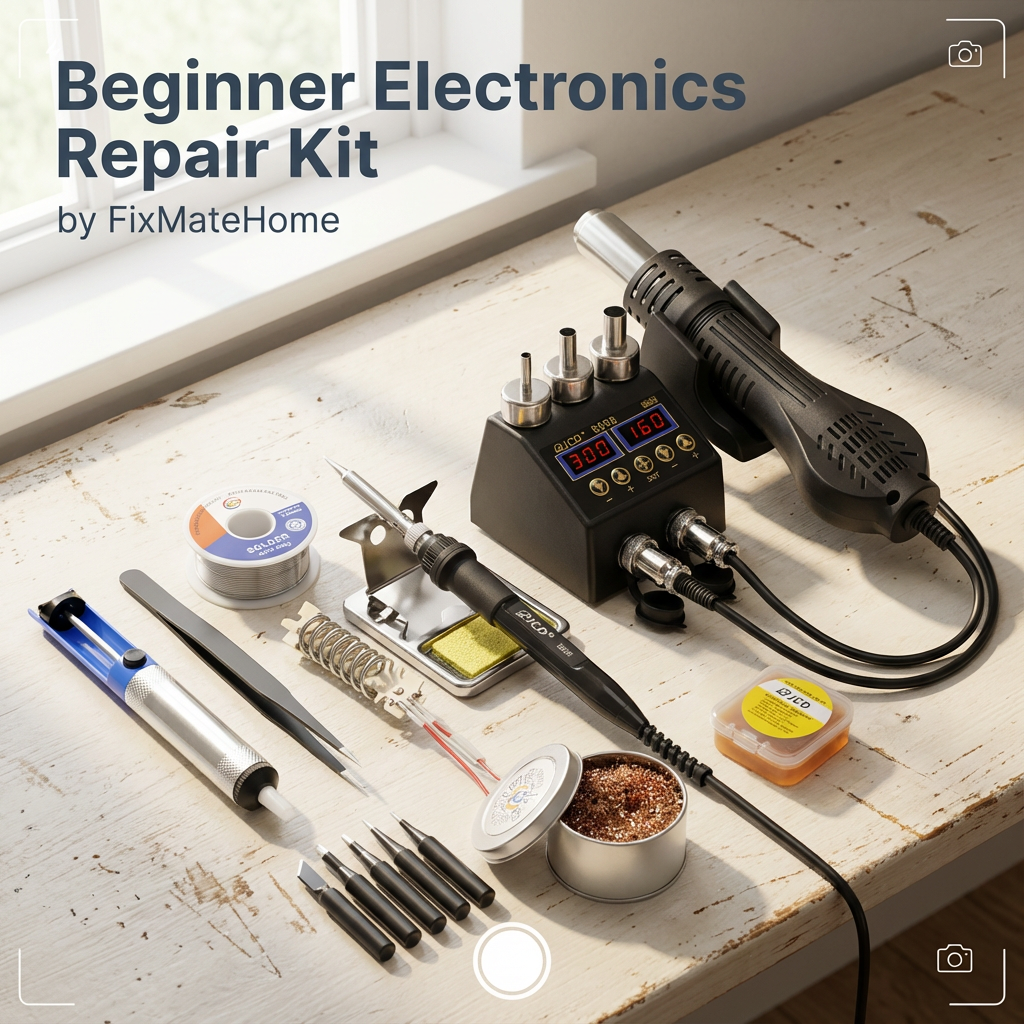 FixMateHome™ Beginner Electronics Repair & Soldering Kit