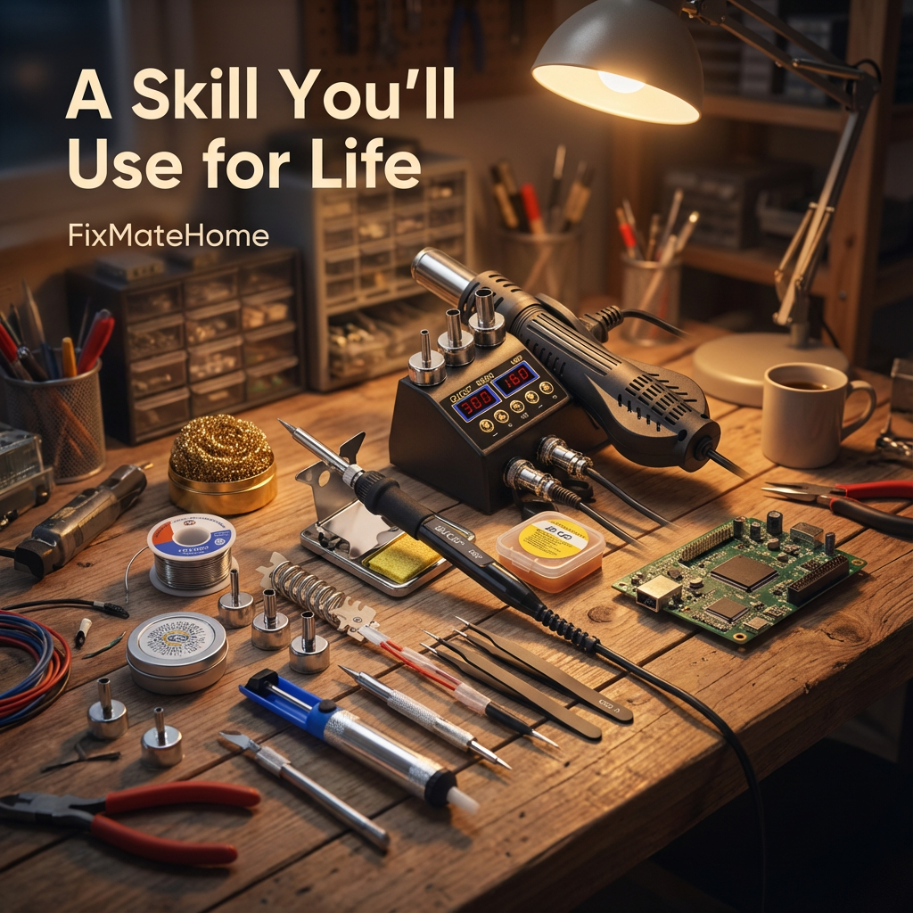 FixMateHome™ Beginner Electronics Repair & Soldering Kit