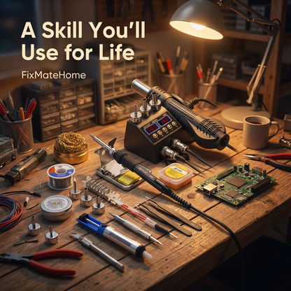 FixMateHome™ Beginner Electronics Repair & Soldering Kit