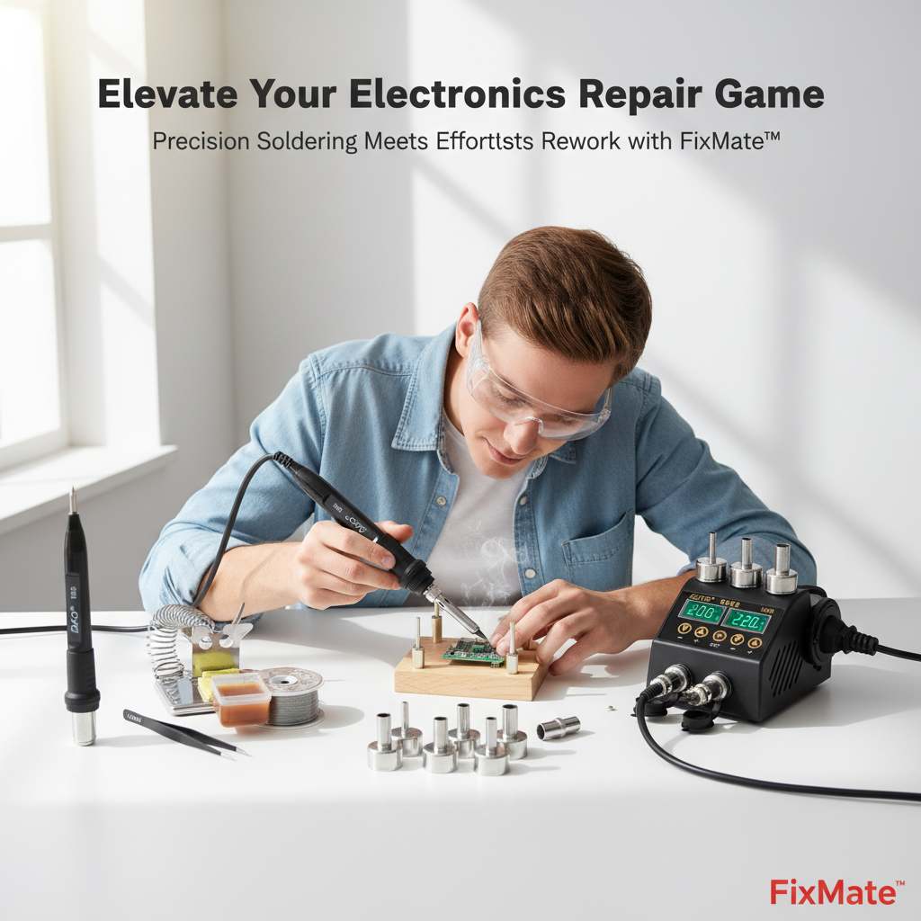 FixMateHome™ Beginner Electronics Repair & Soldering Kit